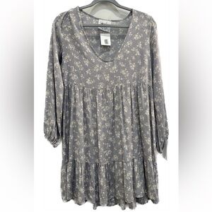 Sadie & Sage gray babydoll dress